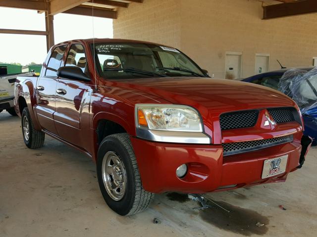 1Z7HC28K27S213627 - 2007 MITSUBISHI RAIDER LS RED photo 1