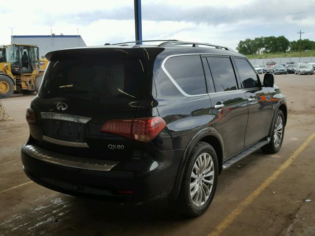 JN8AZ2NE1G9126422 - 2016 INFINITI QX80 BLACK photo 4