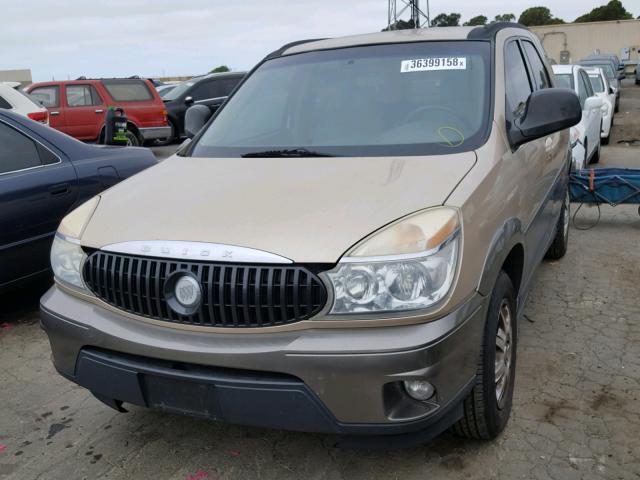 3G5DB03E04S589396 - 2004 BUICK RENDEZVOUS GOLD photo 2