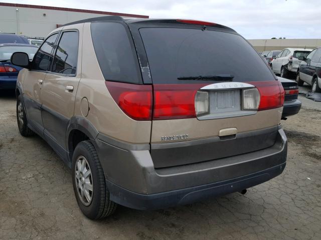 3G5DB03E04S589396 - 2004 BUICK RENDEZVOUS GOLD photo 3