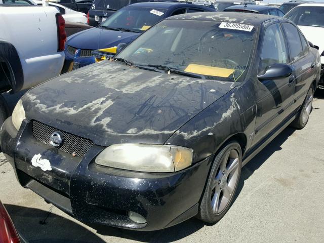 3N1AB51D23L718625 - 2003 NISSAN SENTRA SE- BLACK photo 2