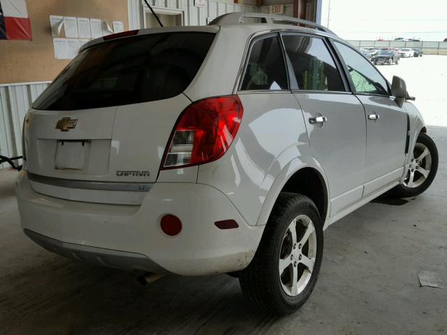 3GNAL3EK5DS611395 - 2013 CHEVROLET CAPTIVA LT WHITE photo 4