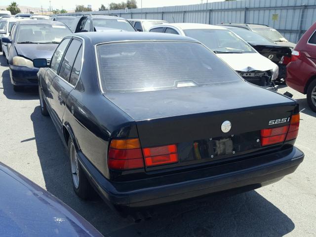 WBAHD6321SGK52631 - 1995 BMW 525 I AUTO BLACK photo 3