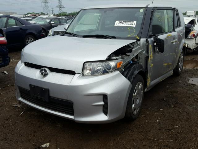 JTLZE4FEXCJ009830 - 2012 TOYOTA SCION XB ვერცხლისფერი ფოტო 2