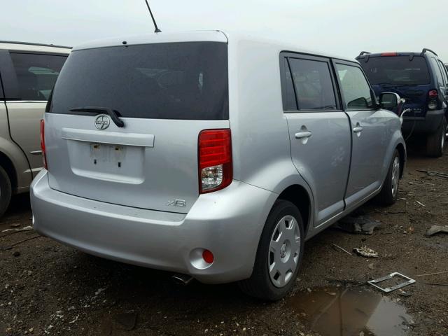 JTLZE4FEXCJ009830 - 2012 TOYOTA SCION XB ვერცხლისფერი ფოტო 4