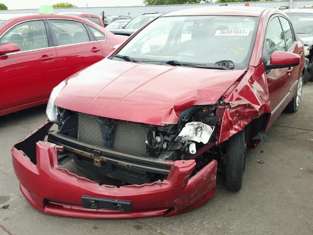 3N1AB6AP4CL733708 - 2012 NISSAN SENTRA 2.0 RED photo 2