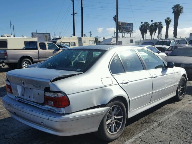 WBADT43413G034102 - 2003 BMW 525 I AUTO SILVER photo 4