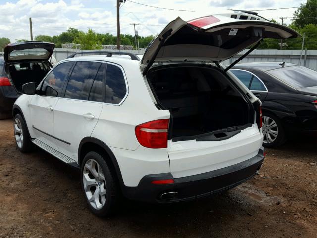 5UXFE83538L167169 - 2008 BMW X5 4.8I WHITE photo 3