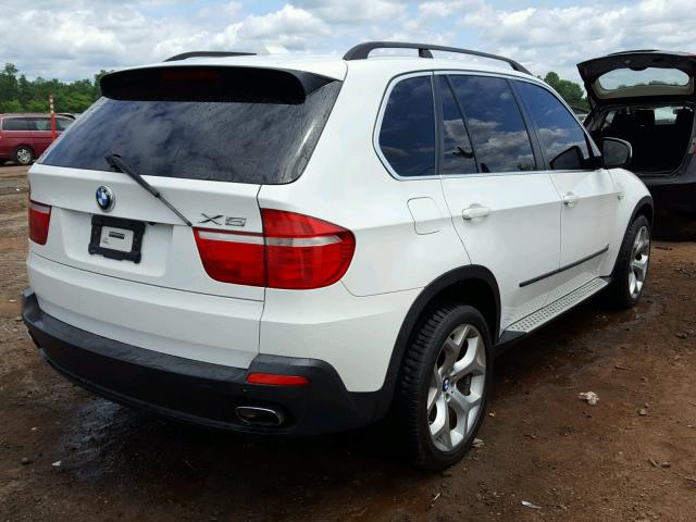 5UXFE83538L167169 - 2008 BMW X5 4.8I WHITE photo 4