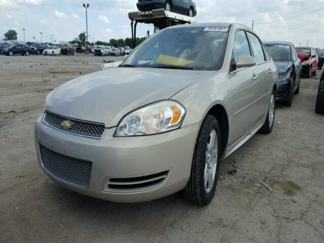 2G1WB5E39C1113791 - 2012 CHEVROLET IMPALA BEIGE photo 2