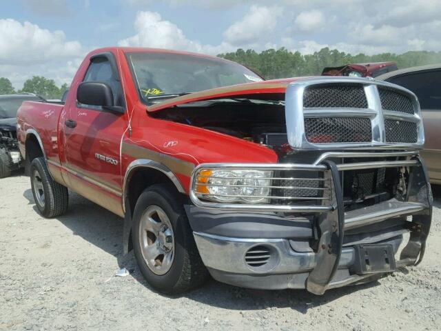 1D7HA16K02J179576 - 2002 DODGE RAM 1500 RED photo 1