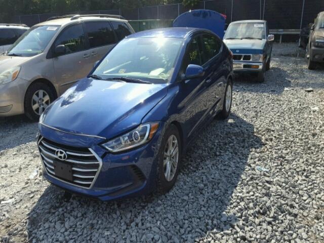 5NPD84LF7HH114996 - 2017 HYUNDAI ELANTRA SE BLUE photo 2