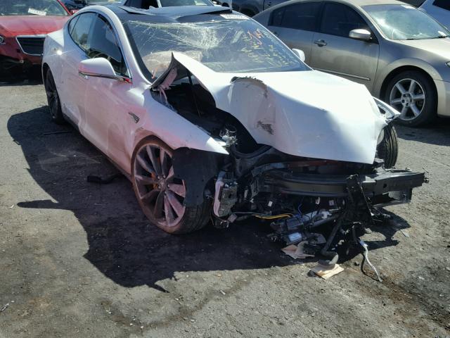 5YJSA1E24GF128923 - 2016 TESLA MODEL S WHITE photo 1
