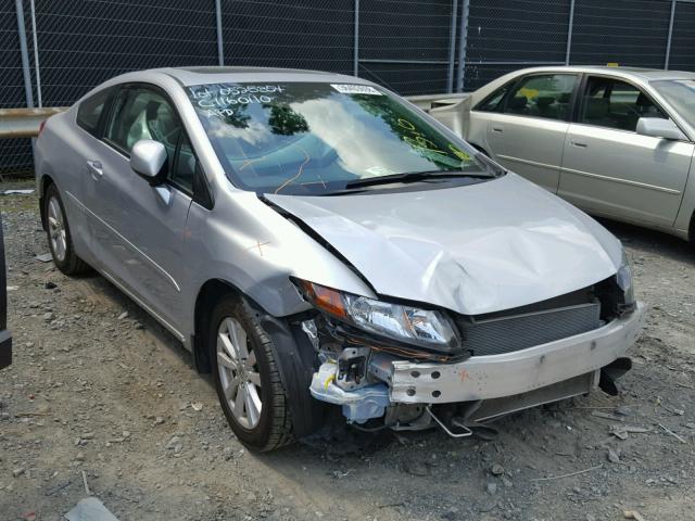 2HGFG3B15CH536229 - 2012 HONDA CIVIC EXL SILVER photo 1