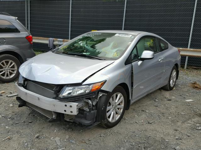 2HGFG3B15CH536229 - 2012 HONDA CIVIC EXL SILVER photo 2