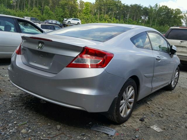 2HGFG3B15CH536229 - 2012 HONDA CIVIC EXL SILVER photo 4