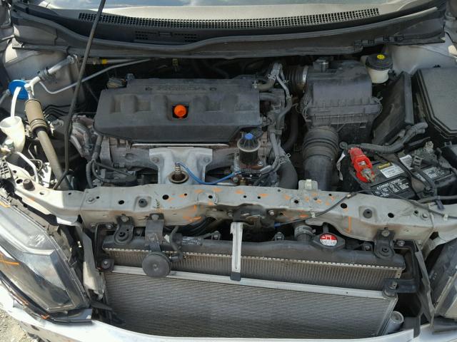 2HGFG3B15CH536229 - 2012 HONDA CIVIC EXL SILVER photo 7