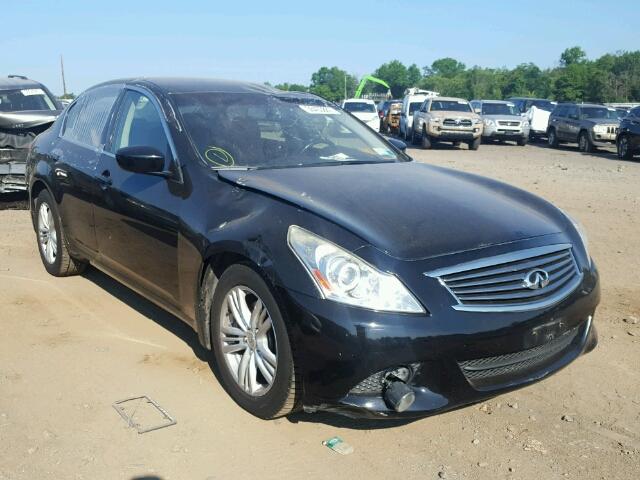 JN1CV6ARXAM458169 - 2010 INFINITI G37 BLACK photo 1