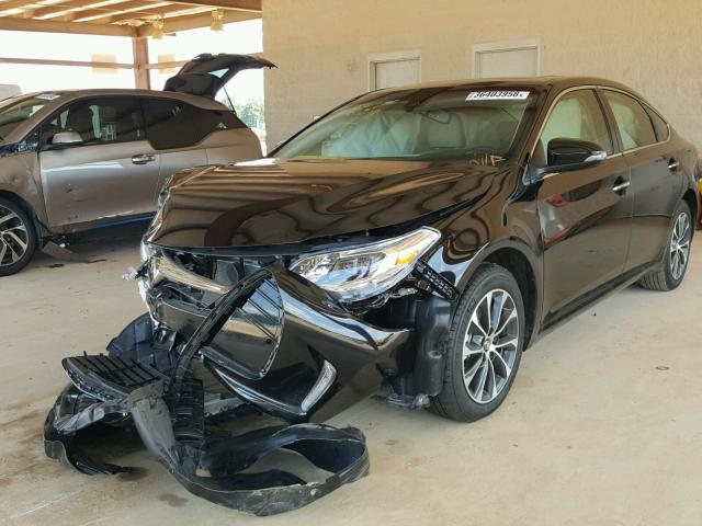 4T1BK1EB6HU258249 - 2017 TOYOTA AVALON XLE BLACK photo 2