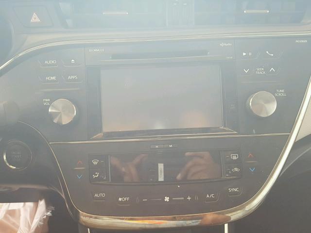 4T1BK1EB6HU258249 - 2017 TOYOTA AVALON XLE BLACK photo 9