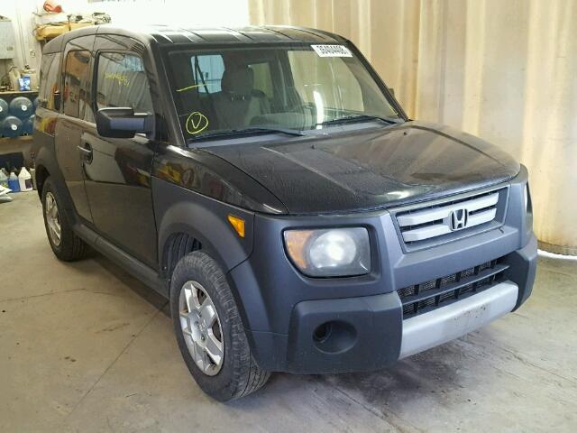 5J6YH28317L010965 - 2007 HONDA ELEMENT LX BLACK photo 1