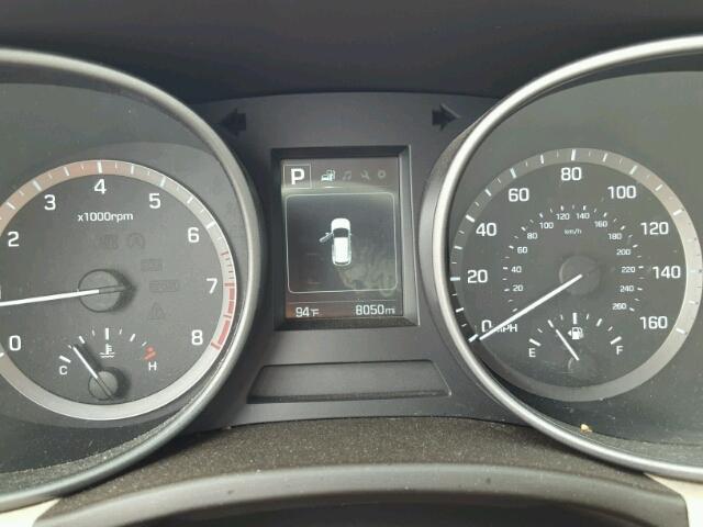 5XYZT3LB6HG405685 - 2017 HYUNDAI SANTA FE S Blau Foto 8