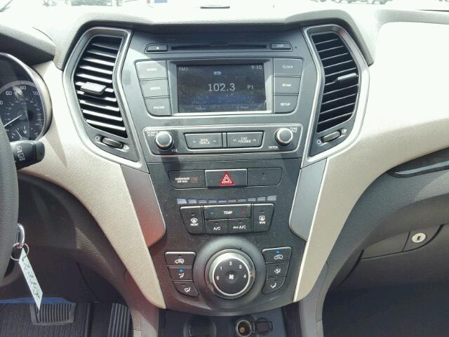 5XYZT3LB6HG405685 - 2017 HYUNDAI SANTA FE S Blau Foto 9