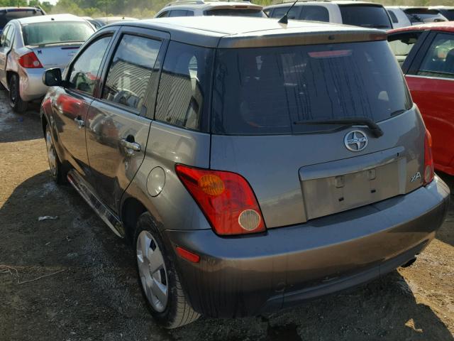 JTKKT624250089279 - 2005 TOYOTA SCION XA ნაცრისფერი ფოტო 3