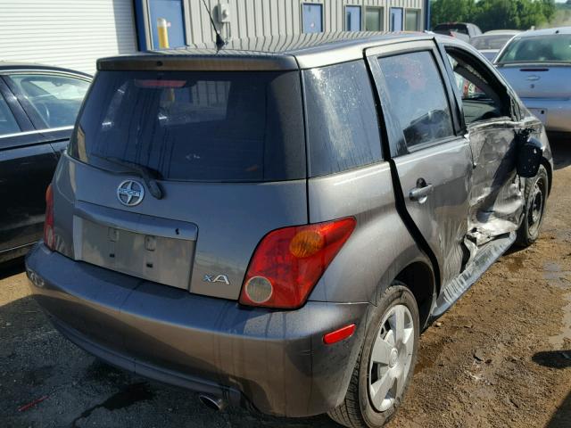JTKKT624250089279 - 2005 TOYOTA SCION XA ნაცრისფერი ფოტო 4