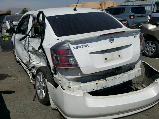 3N1AB6AP8AL708131 - 2010 NISSAN SENTRA 2.0 WHITE photo 3