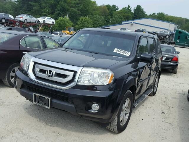 5FNYF4H55AB019994 - 2010 HONDA PILOT BLACK photo 2