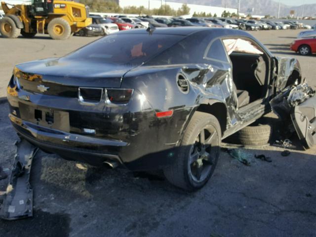 2G1FB1ED9B9198567 - 2011 CHEVROLET CAMARO LT BLACK photo 4