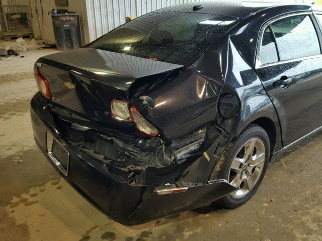 1G1ZH57B39F165547 - 2009 CHEVROLET MALIBU 1LT შავი ფოტო 9