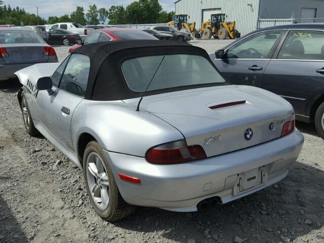 WBACH9343YLM91275 - 2000 BMW Z3 2.3 SILVER photo 3