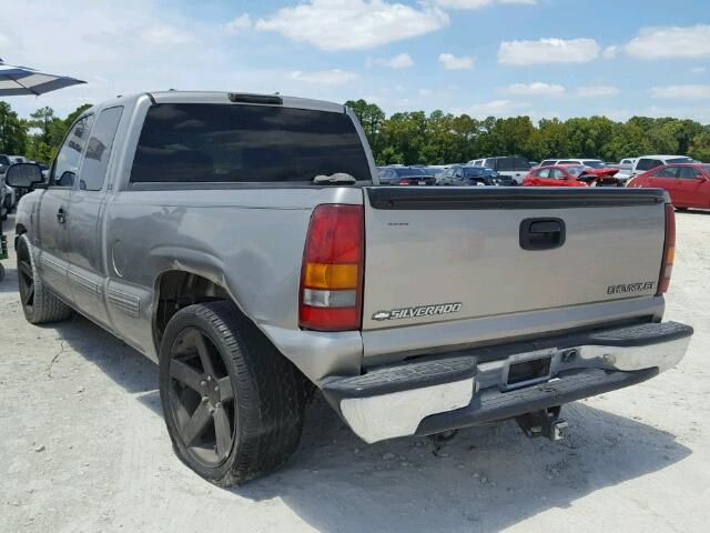 1GCEC19T31Z192088 - 2001 CHEVROLET SILVERADO SILVER photo 3