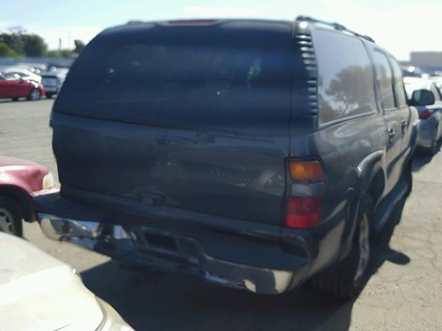 3GKFK16T33G199125 - 2003 GMC YUKON XL K BLUE photo 4