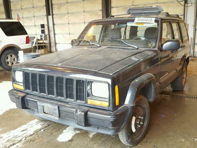 1J4FF68S1XL510880 - 1999 JEEP CHEROKEE BLACK photo 2