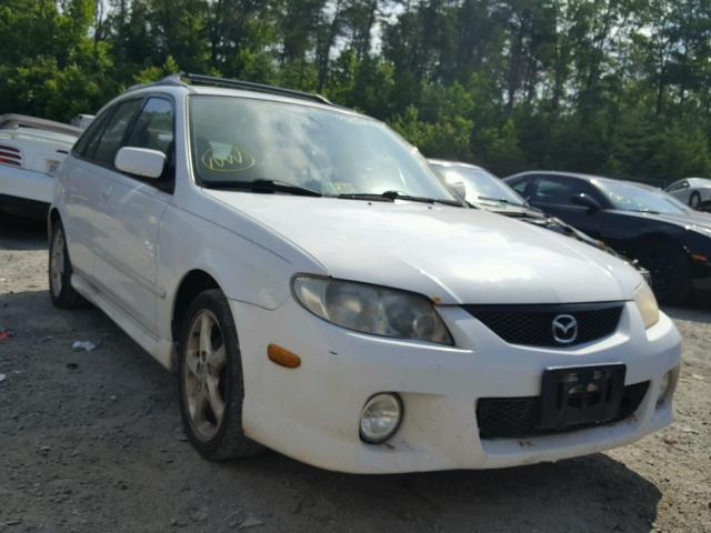 JM1BJ245921469141 - 2002 MAZDA PROTEGE PR WHITE photo 1