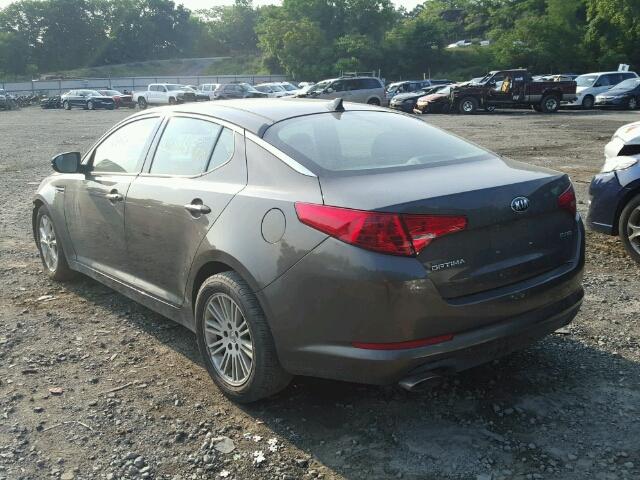 5XXGN4A75DG206292 - 2013 KIA OPTIMA EX CHARCOAL photo 3