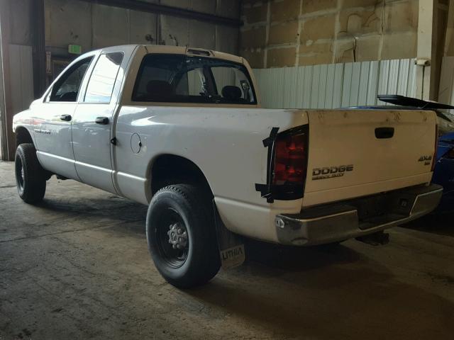 1D7KU28DX4J270147 - 2004 DODGE RAM 2500 S თეთრი ფოტო 3