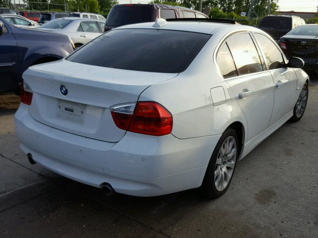 WBAVD53557A008885 - 2007 BMW 335 XI WHITE photo 4