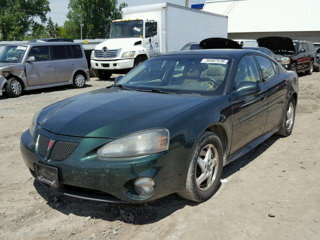 2G2WS522441346132 - 2004 PONTIAC GRAND PRIX GREEN photo 2