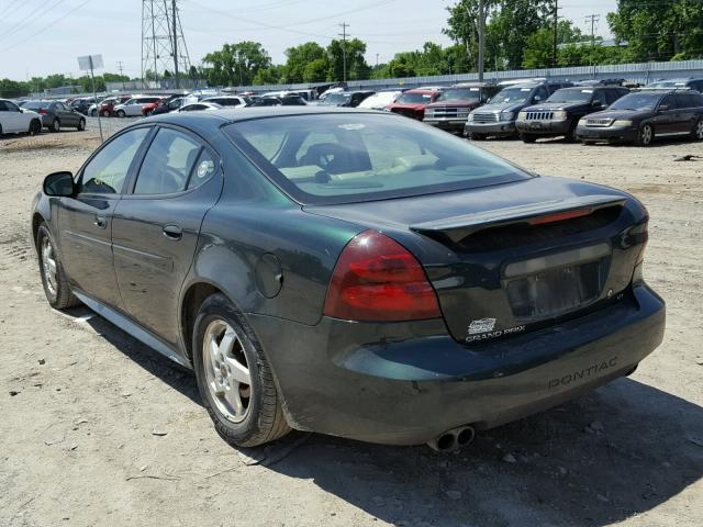 2G2WS522441346132 - 2004 PONTIAC GRAND PRIX GREEN photo 3