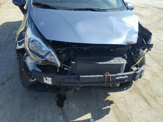 KNADM4A37G6608978 - 2016 KIA RIO LX BLUE photo 9