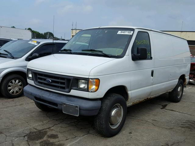 1FTNE24L23HA13040 - 2003 FORD ECONOLINE WHITE photo 2