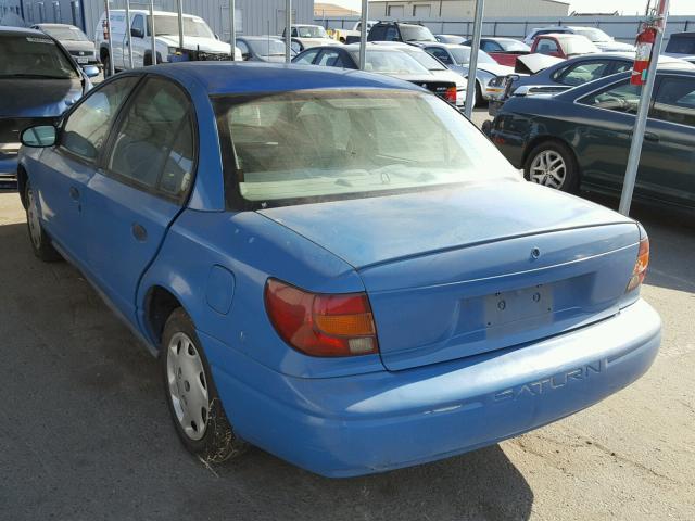 1G8ZH52872Z258721 - 2002 SATURN SL1 BLUE photo 3