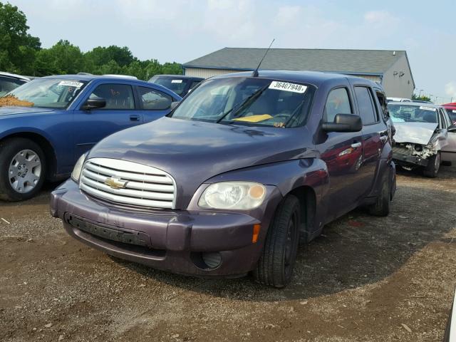 3GNDA13D26S630775 - 2006 CHEVROLET HHR LS PURPLE photo 2