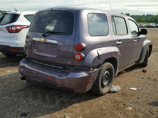 3GNDA13D26S630775 - 2006 CHEVROLET HHR LS PURPLE photo 4