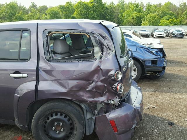 3GNDA13D26S630775 - 2006 CHEVROLET HHR LS PURPLE photo 9