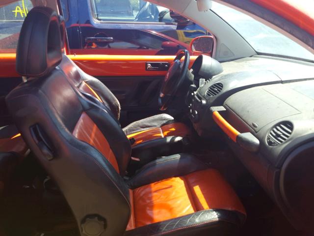3VWCD21C12M428338 - 2002 VOLKSWAGEN NEW BEETLE ნარინჯისფერი ფოტო 5